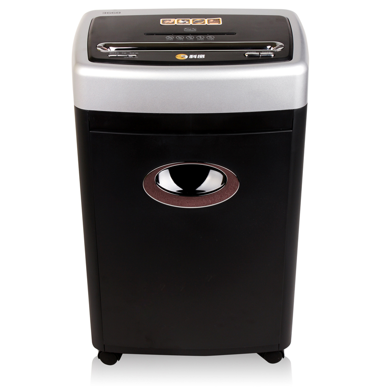 科密3668碎纸机 2mm*10mm 光盘信用卡 双入口 粒状 全国联保